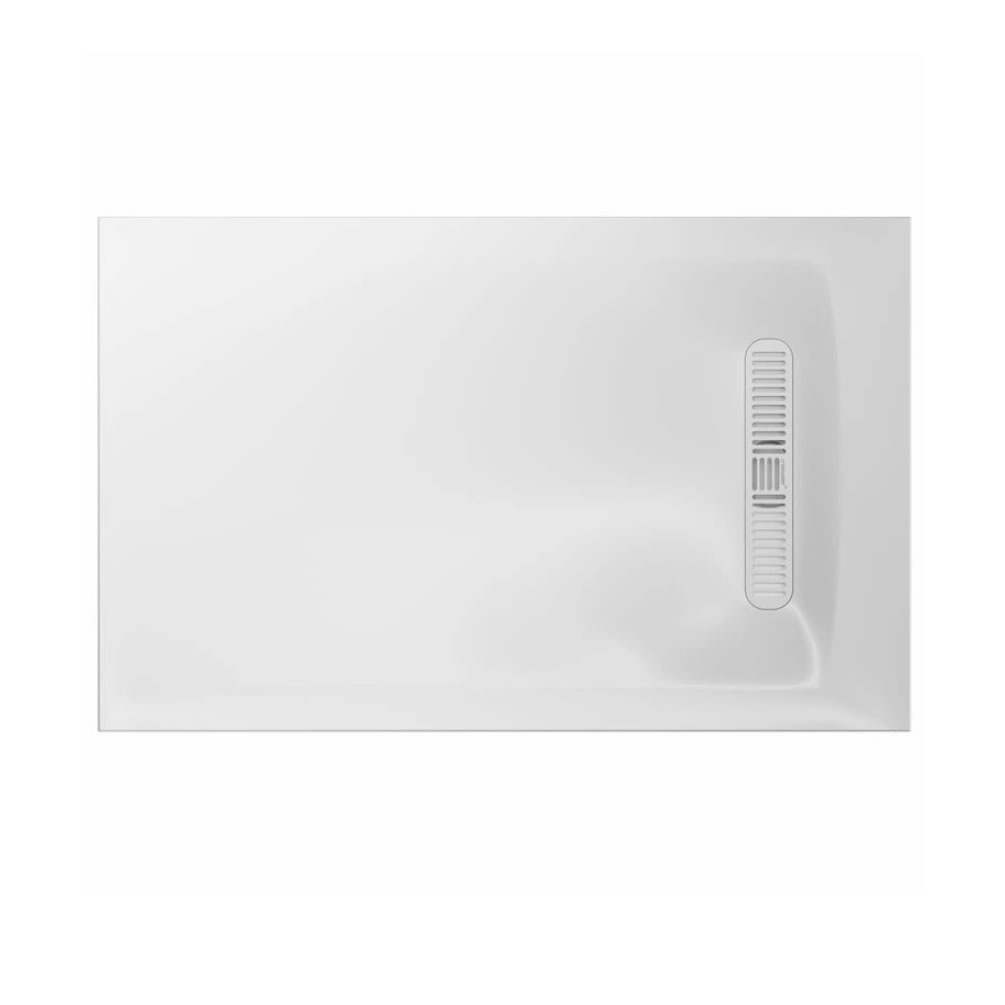 Cutout image of Crosswater Vito 1300mm x 800mm Rectangular Dolomite Shower Tray
